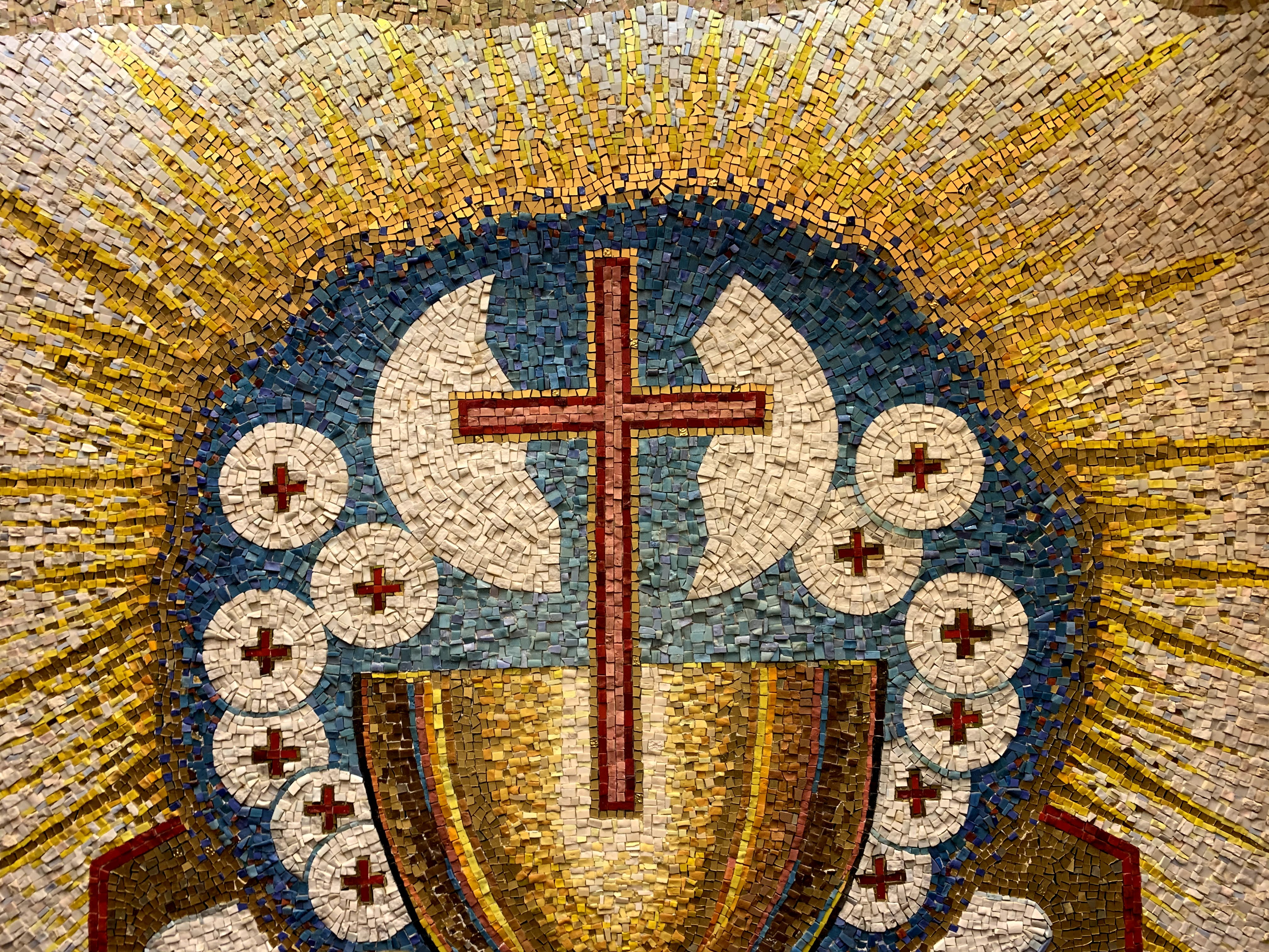 Mosaic of the blessed sacrament